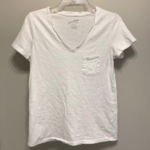 White vneck